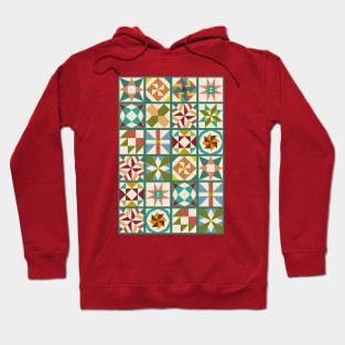 All-Over Quilt Print Hoodie